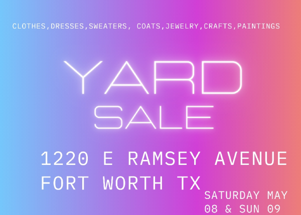 Yard Sale