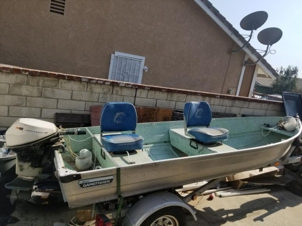 Womens name brand blouses, shorts and pants, PS4 sports games, brand new, new release blu ray dvds and a Sears 'Gamefisher' fishing boat