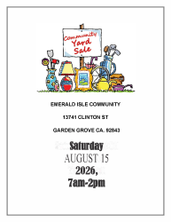 Community Yard Sale